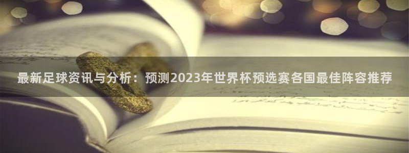 最新足球资讯与分析：预测2023年世界杯预选赛各国最佳阵容推