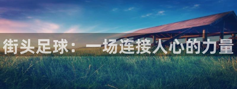  街头足球：一场连接人心的力量