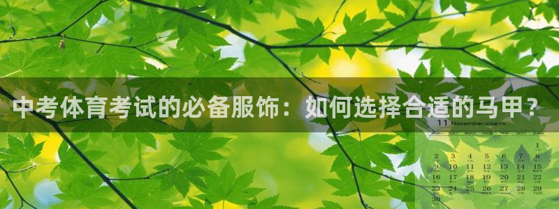 xc体育：中考体育考试的必备服饰：如何选择合适的马甲？
